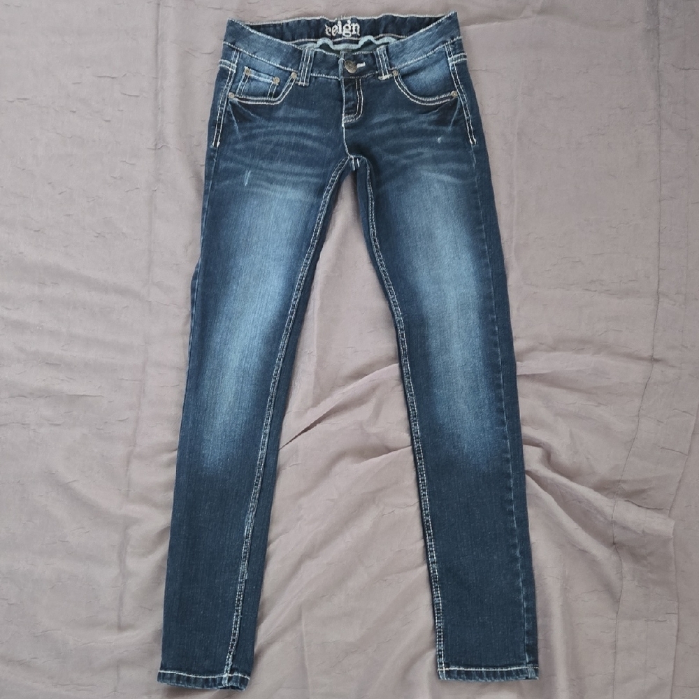 Reign Dark Blue Skinny Jeans